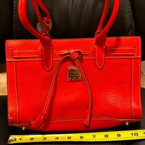 Dooney and bourke red bag